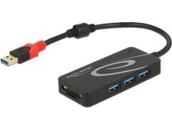 Tragant 62899, USB 3.2 Gen 1 (3.1 Gen 1) Typ-A, Svart, MMC, MMC Mobile, MMCmicro, MicroSD (TransFlash), MicroSDHC, MicroSDXC, MiniSD, MiniSD, MiniSDH