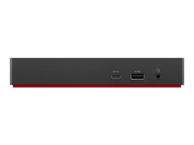 Lenovo 40AY0090UK, Langallinen, USB 3.2 Gen 1 (3.1 Gen 1) Type-C, 10,100,1000 Mbit/s, Musta, 4K Ultra HD, 3840 x 2160 pikseliä