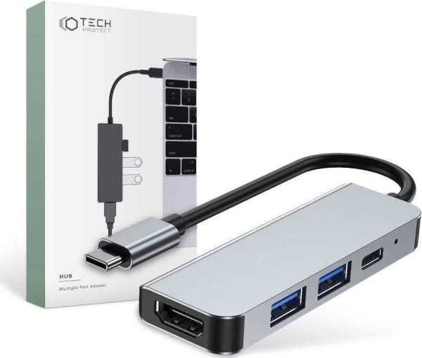 Stacja/replikator Tech-Protect USB-C (THP810GRY)