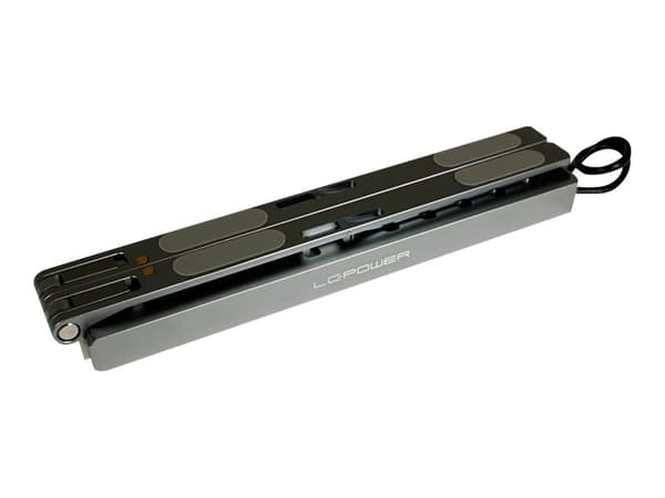 LC Power - Dockningsstation + ställ för bärbar dator - USB-C - VGA, HDMI, Mini DP - 1GbE