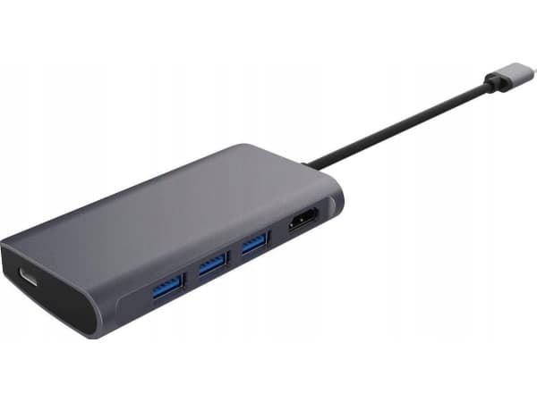 LMP 17104, USB 3.2 Gen 1 (3.1 Gen 1) Type-C, Grå, HDMI, USB 3.2 Gen 1 (3.1 Gen 1) Type-A, USB 3.2 Gen 1 (3.1 Gen 1) Type-C, Gjuten aluminium, USB, Wi