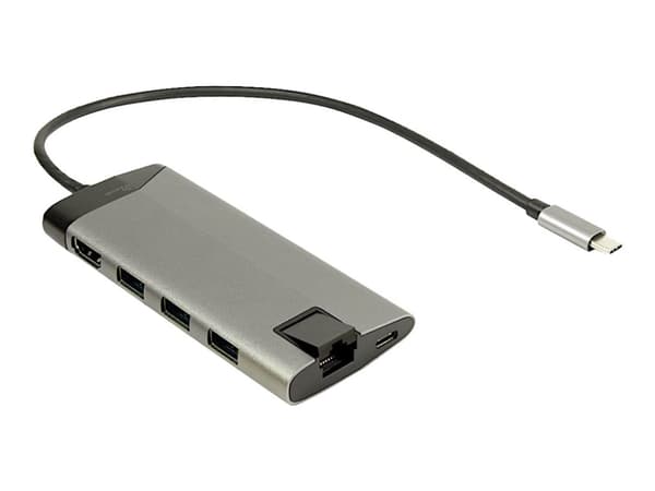 Argus GDC-802 - Telakointiasema - USB-C 3.1 - HDMI - GigE