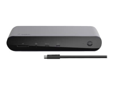 Belkin Thunderbolt 4 Dock Pro, Langallinen, Thunderbolt 4, 90 W, 1000 Mbit/s, Musta, SD