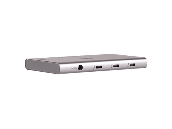 Edimax TD-405BP, Langallinen, Thunderbolt 4, 60 W, 40 Gbit/s, 7680 x 4320 pikseliä, Alumiini