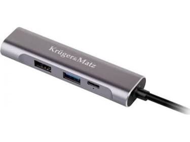 Kruger & Matz USB-C Station/Replicator (LEC-KM0400)