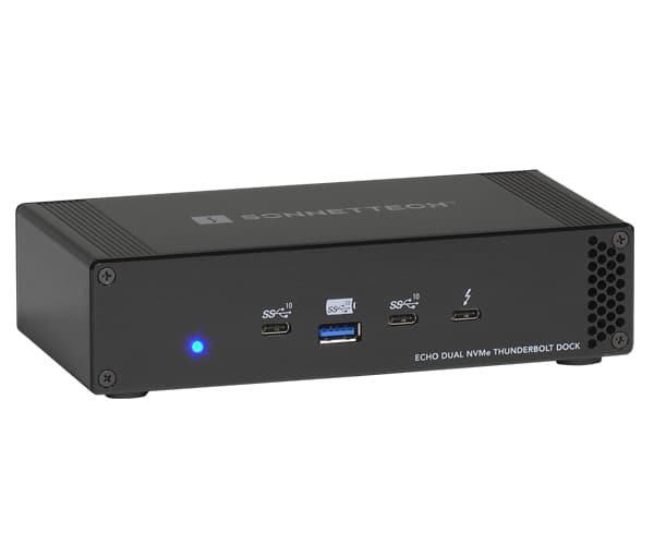Sonnet Echo - Solid state drive array - 2 lokeroa (NVM Express) - Thunderbolt 3 (ulkoinen)