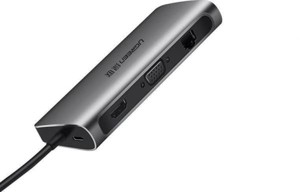 Ugreen - Dockningsstation - USB-C - VGA, HDMI - 1GbE