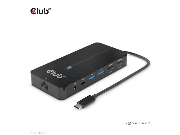 CLUB3D CSV-1595 gränssnittshubbar USB 3.2 Gen 1 (3.1 Gen 1) Type-C