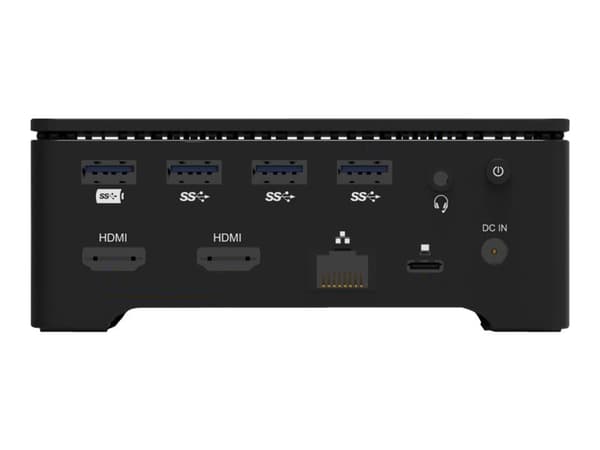 Port Designs 901908-W-EU, Langallinen, USB 3.2 Gen 1 (3.1 Gen 1) Type-A, 10,100,1000 Mbit/s, Musta, 5 Gbit/s, 3840 x 2160 pikseliä