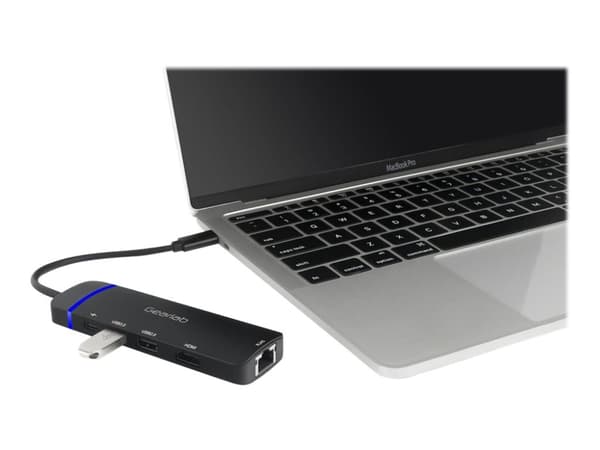 GearLab - Telakointiasema - USB-C 3.2 Gen 1 - HDMI - 100Mb LAN