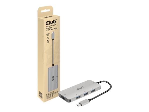 CLUB3D CSV-1547 gränssnittshubbar USB 3.2 Gen 2 (3.1 Gen 2) Type-C