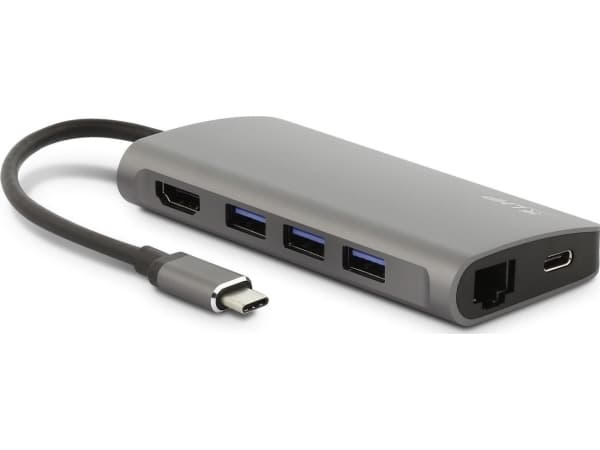 LMP 15954, USB 3.2 Gen 2 (3.1 Gen 2) Type-C, Grå, MicroSD (TransFlash), SD, HDMI, RJ-45, USB 3.2 Gen 1 (3.1 Gen 1) Type-A, Gjuten aluminium, USB