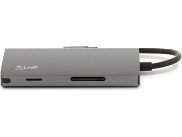LMP 15954, USB 3.2 Gen 2 (3.1 Gen 2) Type-C, Grå, MicroSD (TransFlash), SD, HDMI, RJ-45, USB 3.2 Gen 1 (3.1 Gen 1) Type-A, Gjuten aluminium, USB