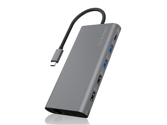 Ugreen 60718, Koblet med ledninger (ikke trådløs), USB 3.2 Gen 1 (3.1 Gen 1) Type-C, 1000 Mbit/s, Grå, RJ-45, USB 3.2 Gen 1 (3.1 Gen 1) Type-A, USB