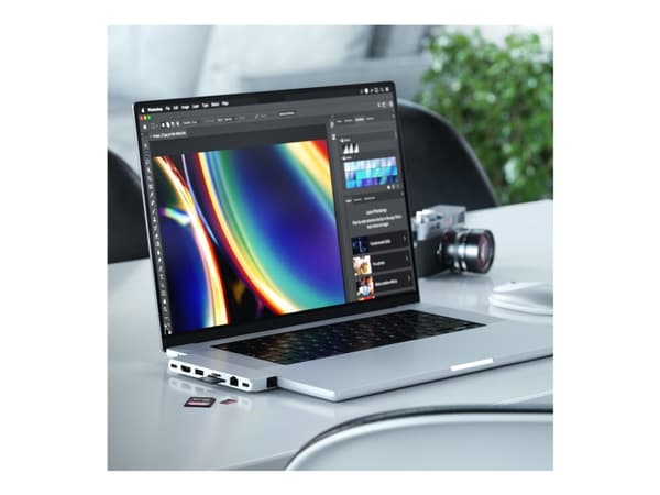 Satechi Pro Hub Max - Telakointiasema - USB-C x 2 - HDMI - GigE
