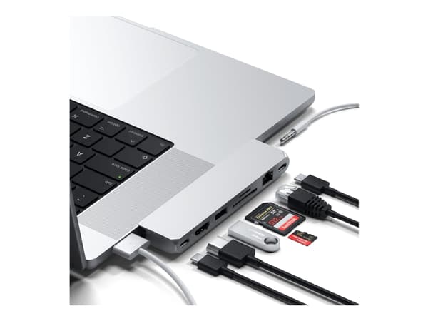 Satechi Pro Hub Max - Telakointiasema - USB-C x 2 - HDMI - GigE