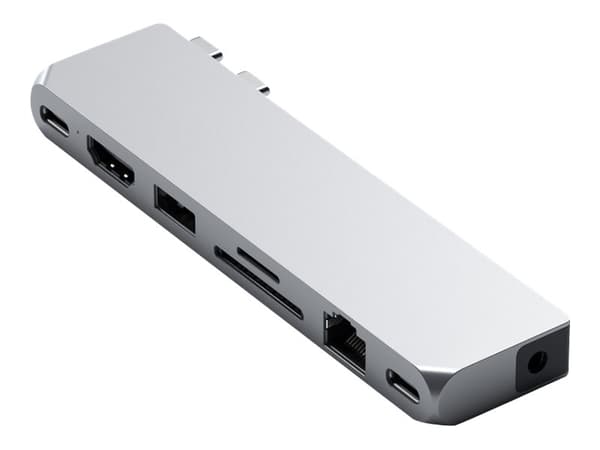 Satechi Pro Hub Max - Telakointiasema - USB-C x 2 - HDMI - GigE