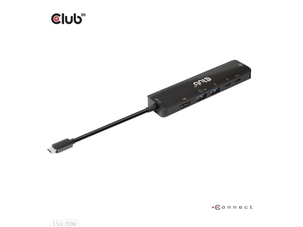 Club 3D - Dockingstasjon - USB-C 3.1 Gen 1 - HDMI - GigE