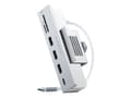 Pikkukuva 2 / 5: Satechi ST-UCICHS, USB 3.2 Gen 1 (3.1 Gen 1) Type-C, Hopea, MicroSD (TransFlash), SD, USB 3.2 Gen 1 (3.1 Gen 1) Type-A, 101,6 mm, 40,6 mm