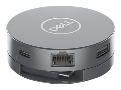 Dell 6-in-1 Multiport Adapter DA305 - Dockningsstation - USB-C - HDMI, DP, USB-C - 1GbE