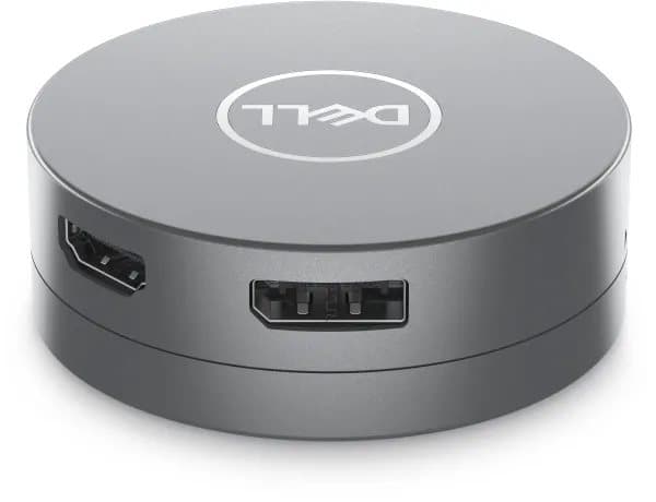 Dell 6-in-1 Multiport Adapter DA305 - Dockningsstation - USB-C - HDMI, DP, USB-C - 1GbE