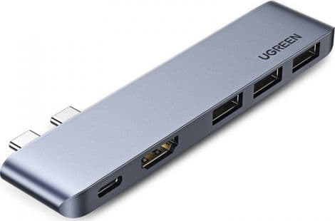 Ugreen 60559, USB 3.2 Gen 1 (3.1 Gen 1) Type-C, Silver, 112 mm, 28 mm, 85 mm