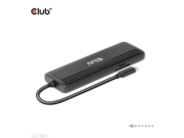 Club 3D - Telakointiasema - USB-C 3.2 Gen 1 - HDMI, DP - GigE