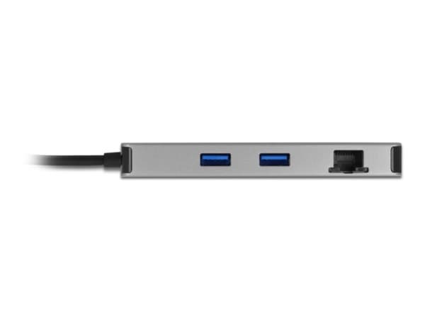 Delock - Telakointiasema - USB-C - 2 x HDMI - GigE