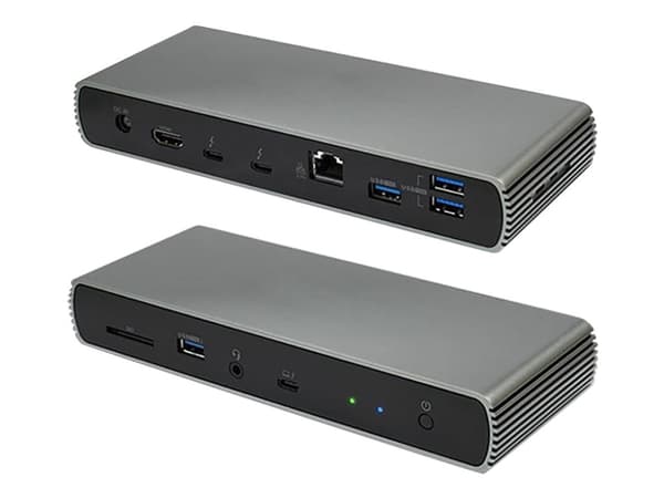 GearLab - Telakointiasema - USB-C / Thunderbolt 4 - HDMI, Thunderbolt - GigE - 135 wattia