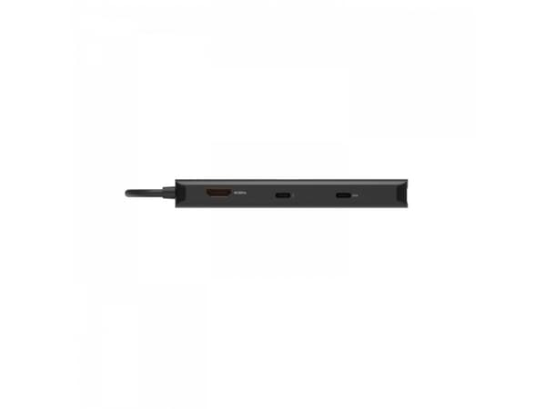 V7 UCMINIDOCK-PT, Dockning, USB 3.2 Gen 1 (3.1 Gen 1) Type-C, 100 W, 10,100,1000 Mbit/s, Svart, 5 Gbit/s