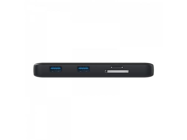 V7 CD52877, telakointi, USB 3.2 Gen 1 (3.1 Gen 1) Type-C, 100 W, 10,100,1000 Mbit/s, Sort, MicroSD (TransFlash), SD