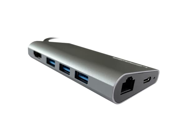 LC Power LC-HUB-C-MULTI-5 - Telakointiasema - USB-C - HDMI - GigE