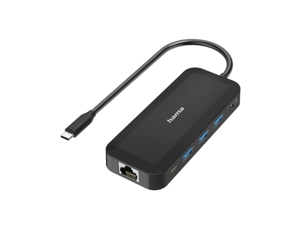 Hama Essential Line - Telakointiasema - USB-C - HDMI - 10Mb LAN