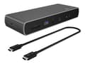Miniatyrbild 1 av 5: ICY BOX IB-DK8801-TB4 - Dockningsstation - USB-C / Thunderbolt 4 - HDMI, DP - 1GbE - 135 Watt