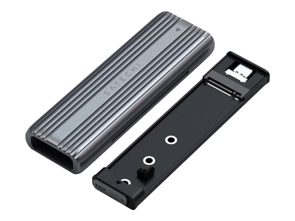 Satechi ST-UCNSEM, SSD-kotelo, M.2, M.2, PCI Express, SATA, Serial ATA II, Serial ATA III, USB-liitettävyys, Harmaa