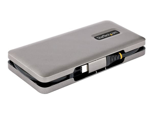 StarTech.com 4-porttinen USB-C-keskitin, 4x USB-C-portit, USB 3.1 10Gbps, kannettava USB C -keskitin 100W Power Delivery Pass-Through -virransiirroll
