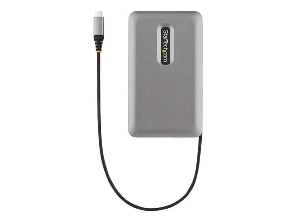 StarTech.com USB-C moniporttisovitin USB-C DP Alt Mode -videolähdöllä / 4K HDMI 2.0 / VGA, USB-C Dual Monitor Docking Station, 100W PD Pass-Through,