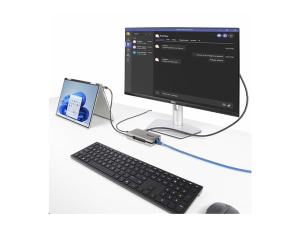 StarTech.com USB-C Multiport Adapter, 4K 60Hz HDMI 2.0b, HDR, USB 3.2 Gen 2 10Gbps Hub (2xUSB-C, 1xUSB-A), 100W PD Pass-Through, Mini Travel Dock, 12