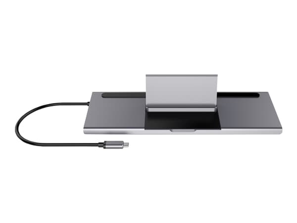 DELTACO - Dokkingstasjon - USB-C - HDMI, DP - 10Mb LAN