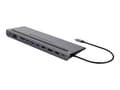 Miniatyrbilde 5 av 5: DELTACO - Dokkingstasjon - USB-C - HDMI, DP - 10Mb LAN