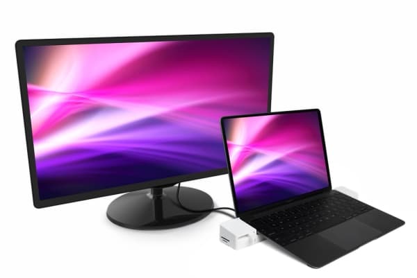 Landing Zone LZ013, Ledningsført, USB 3.2 Gen 2 (3.1 Gen 2) Type-C, 10,100,1000 Mbit/s, Hvid, MicroSD (TransFlash),SD, Kensington