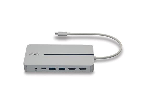 Lindy 43360, Kabel, USB 3.2 Gen 1 (3.1 Gen 1) Type-C, 3,5 mm, Silver, Vit, -20 - 40 ° C, -40 - 80 ° C