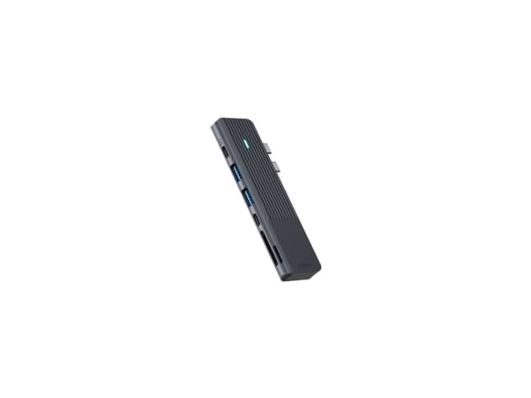 Rapoo UCM-2003, USB Type-C, HDMI, USB 3.2 Gen 1 (3.1 Gen 1), USB Type-C, Hankoppling, Svart, 7,5 W, 5 V