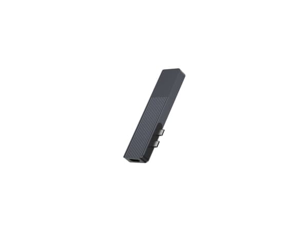 Rapoo UCM-2003, USB Type-C, HDMI, USB 3.2 Gen 1 (3.1 Gen 1), USB Type-C, Hankoppling, Svart, 7,5 W, 5 V