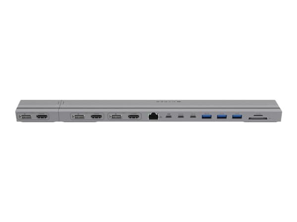 HyperDrive - Dokkingstasjon - USB-C x 2 - 3 x HDMI, 3 x DP - GigE
