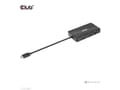 Miniatyrbilde 4 av 5: Club 3D - Dokkingstasjon - USB-C 3.2 Gen 2 - 2 x DP - GigE