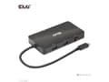 Miniatyrbilde 2 av 5: Club 3D - Dokkingstasjon - USB-C 3.2 Gen 2 - 2 x DP - GigE