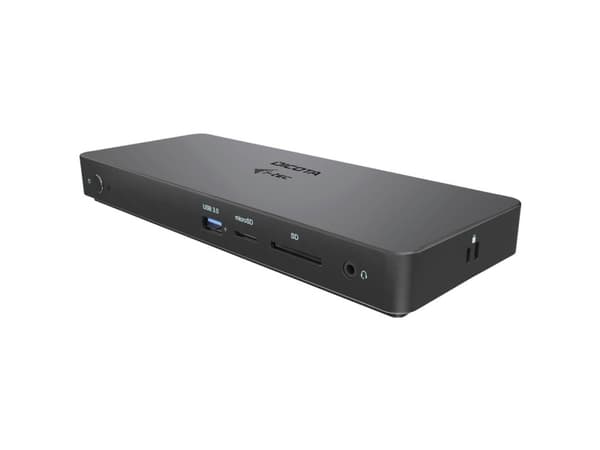 DICOTA i-tec - Telakointiasema - USB-C - HDMI, DP - GigE - 130 Watt