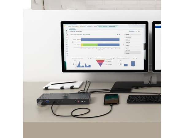 DICOTA i-tec - Dockningsstation - USB-C - DP, HDMI - 1GbE