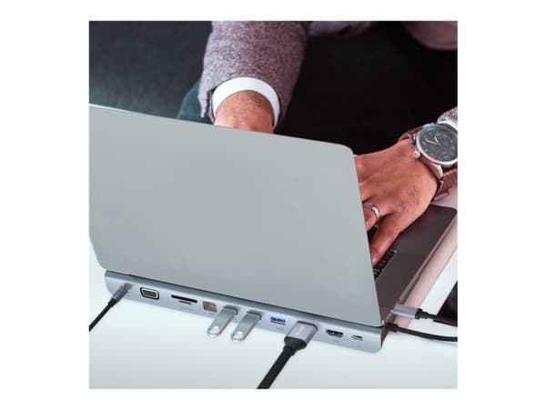UNITEK HUB USB-C 11IN1, USB-C, RJ45, MST, 100W PD